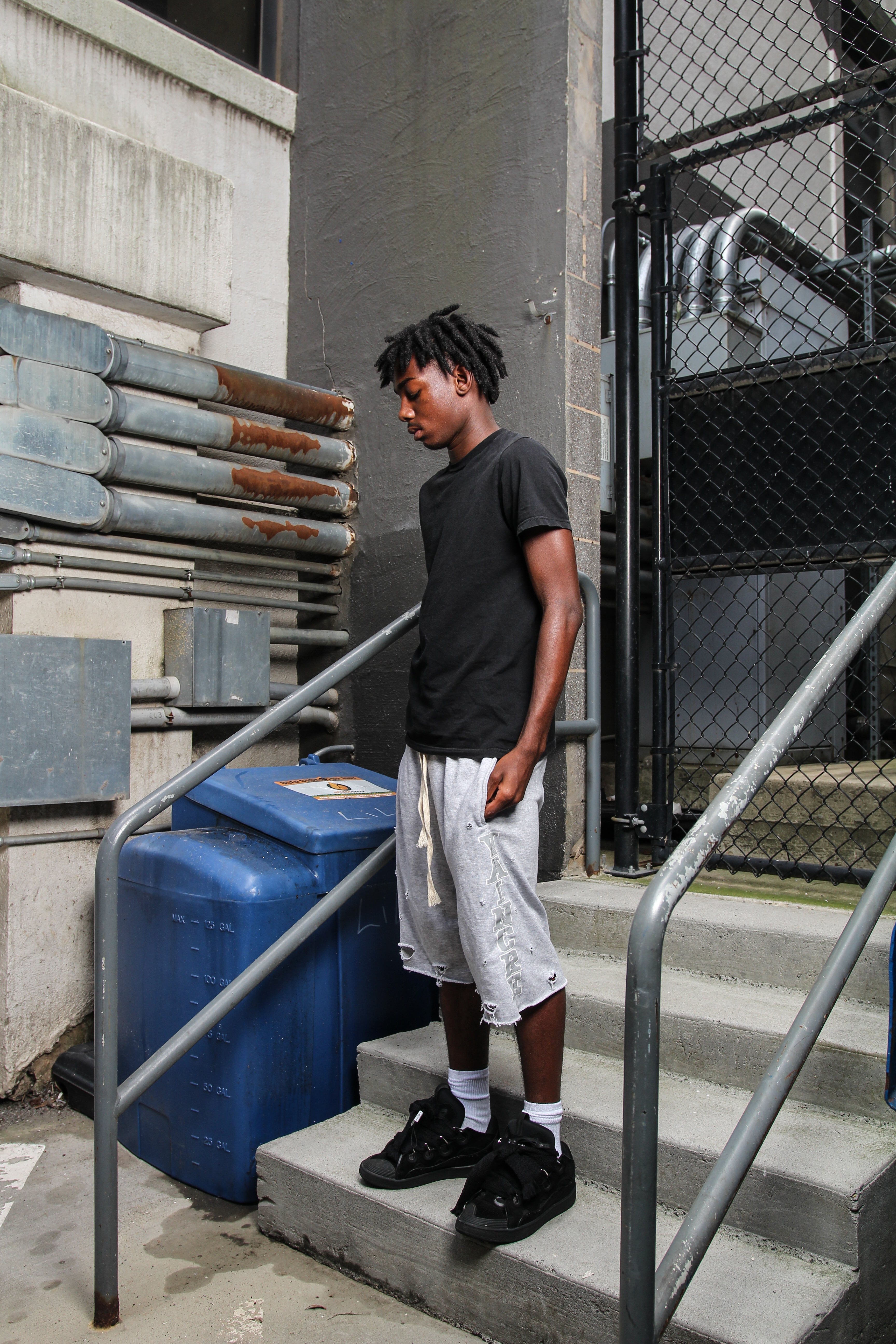 “THUNDER GREY” Shorts